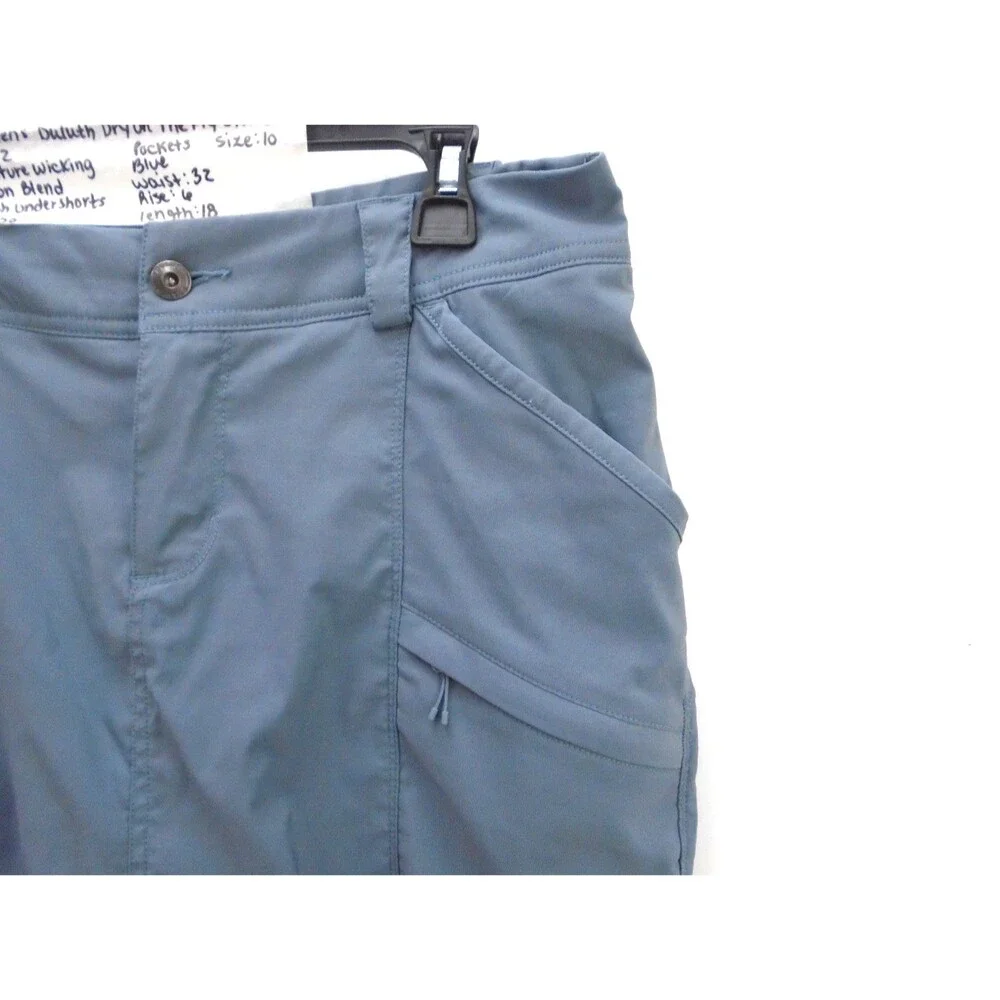 Duluth Trading Company Dry On The Fly Skort Ink Blue Size 10 (32x18) Lined - Picture 5 of 10